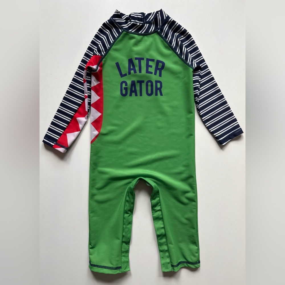 Shade Critters Kids Unisex “Later Gator” Swim Suit - Size 2T